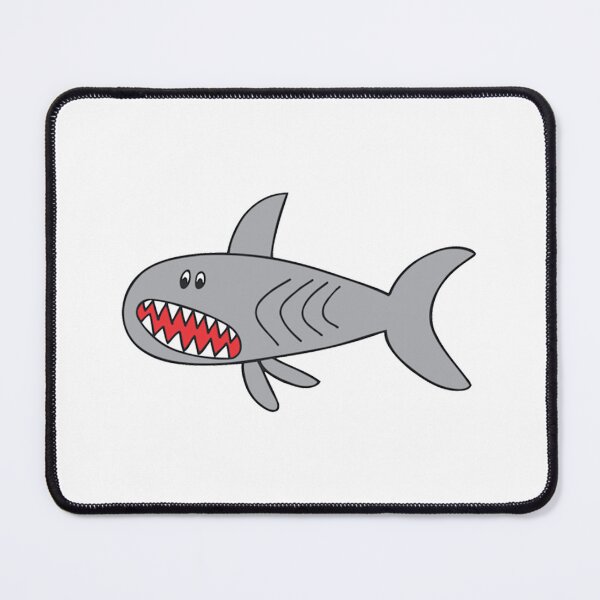 Item preview, Shark Darling Little Art Cute Gray Friendly Shark designed and sold by CosmicCherryArt.