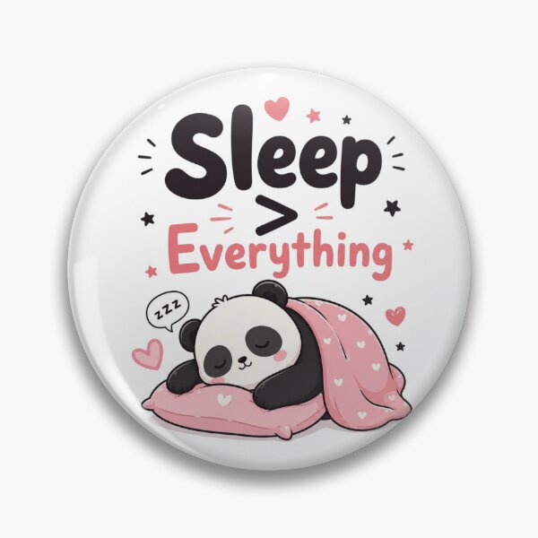 Item preview, Sleep > Everything Cute Kawaii Panda | Funny Sleep Lover Aesthetic | Cozy Minimal Typography Design designed and sold by Sanika arts .