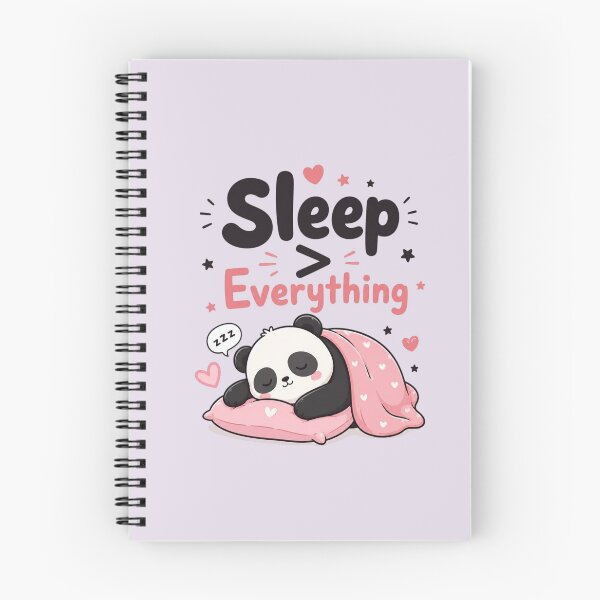 Item preview, Sleep > Everything Cute Kawaii Panda | Funny Sleep Lover Aesthetic | Cozy Minimal Typography Design designed and sold by Sanika arts .