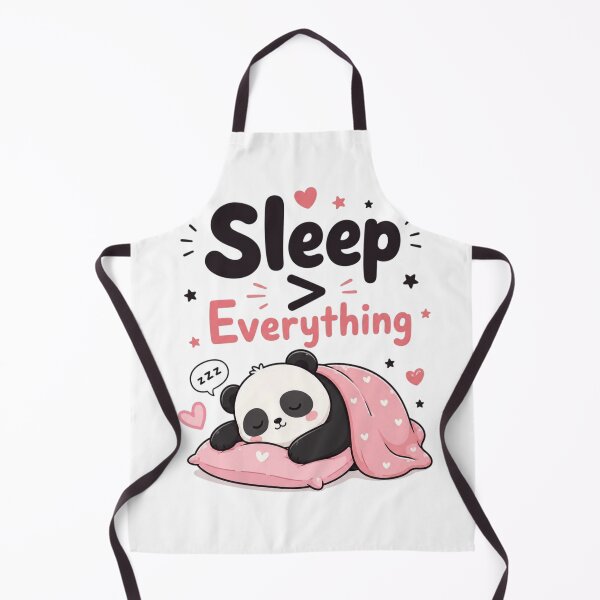 Item preview, Sleep > Everything Cute Kawaii Panda | Funny Sleep Lover Aesthetic | Cozy Minimal Typography Design designed and sold by Sanika arts .