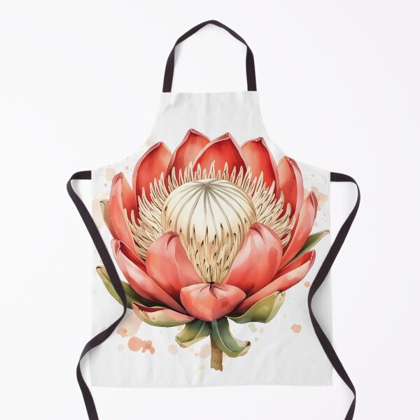 Item preview, Protea Flower Watercolor Painting designed and sold by RawNaturePrints.