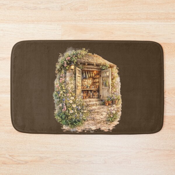 Item preview, Garden Potting Shed Watercolor Illustration – Rustic Cottage Gardening Art designed and sold by MagicMakerPh.