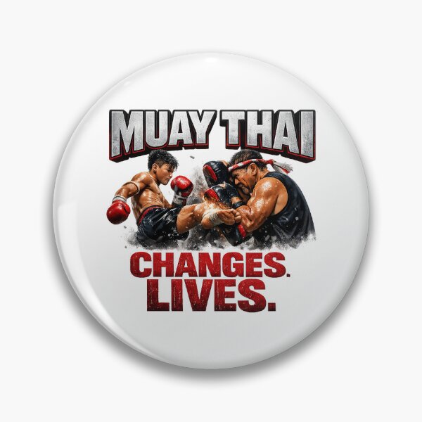 Item preview, Muay Thai Changes Lives – Photorealistic Fighter Motivation T-Shirt Design designed and sold by Ponsak.