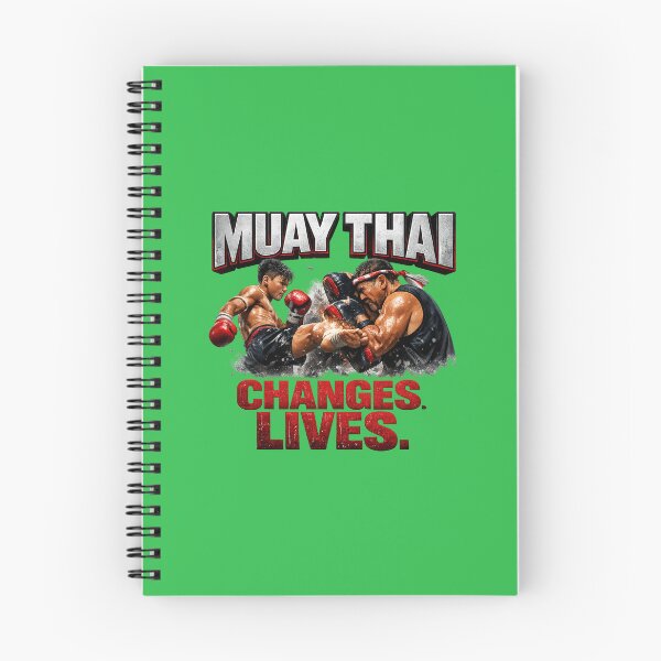 Item preview, Muay Thai Changes Lives – Photorealistic Fighter Motivation T-Shirt Design designed and sold by Ponsak.