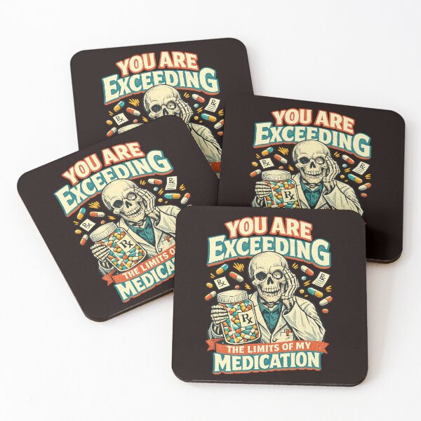 Item preview, Exceeding My Medication Skeleton designed and sold by FrameFlow.