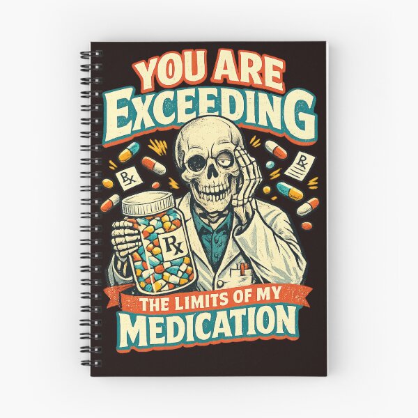 Item preview, Exceeding My Medication Skeleton designed and sold by FrameFlow.