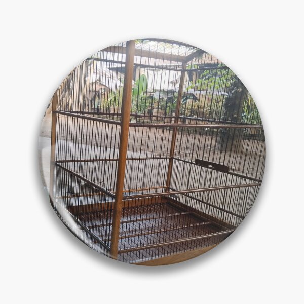 Item preview, Traditional wooden bird cage wall art designed and sold by Lukasmen.