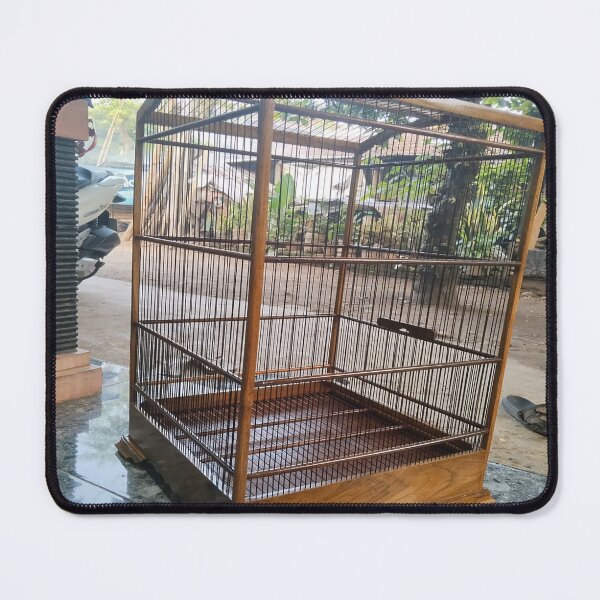 Item preview, Traditional wooden bird cage wall art designed and sold by Lukasmen.
