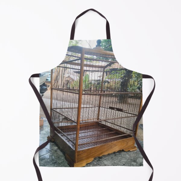 Item preview, Traditional wooden bird cage wall art designed and sold by Lukasmen.