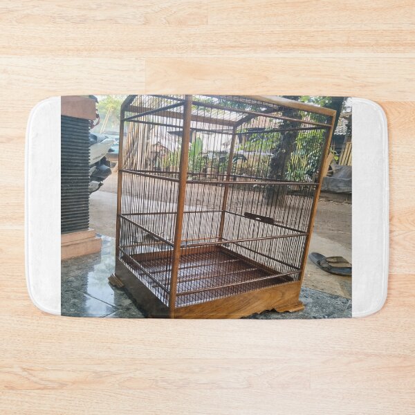 Item preview, Traditional wooden bird cage wall art designed and sold by Lukasmen.