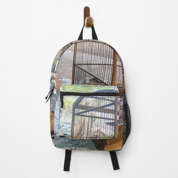 Item preview, Traditional wooden bird cage wall art designed and sold by Lukasmen.