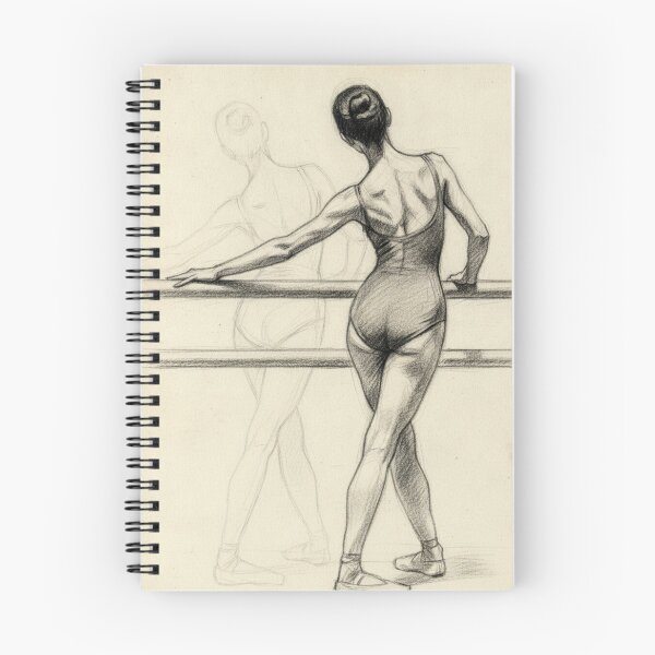 Item preview, Ballerina at the Barre Pencil Sketch designed and sold by goldcov.