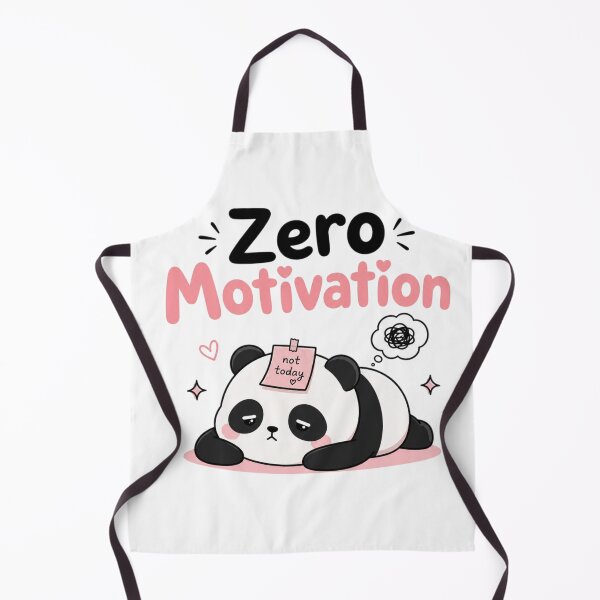 Item preview, Zero Motivation Cute Panda Kawaii Quote Sticker | Lazy Mood Funny Aesthetic Cartoon | Introvert Meme Gift designed and sold by Sanika arts .