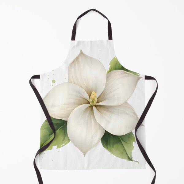 Item preview, Gardenia Flower Watercolor Painting designed and sold by RawNaturePrints.
