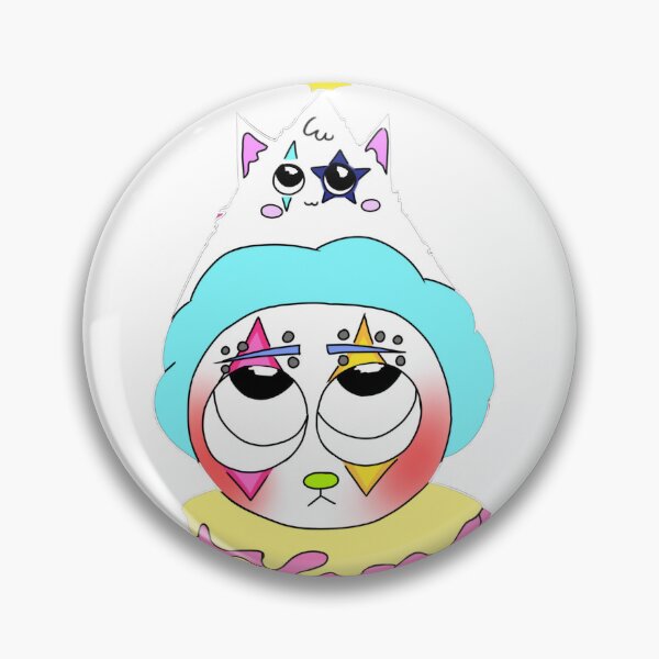 Item preview, Sleepy Clown Cat designed and sold by IsaacDreams.