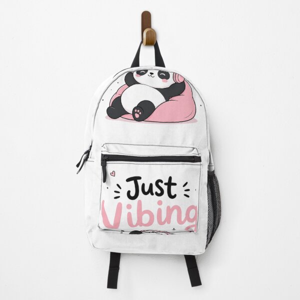 Item preview, Just Vibing Cute Kawaii Panda with Headphones | Relaxing Aesthetic Funny Minimalist Design designed and sold by Sanika arts .