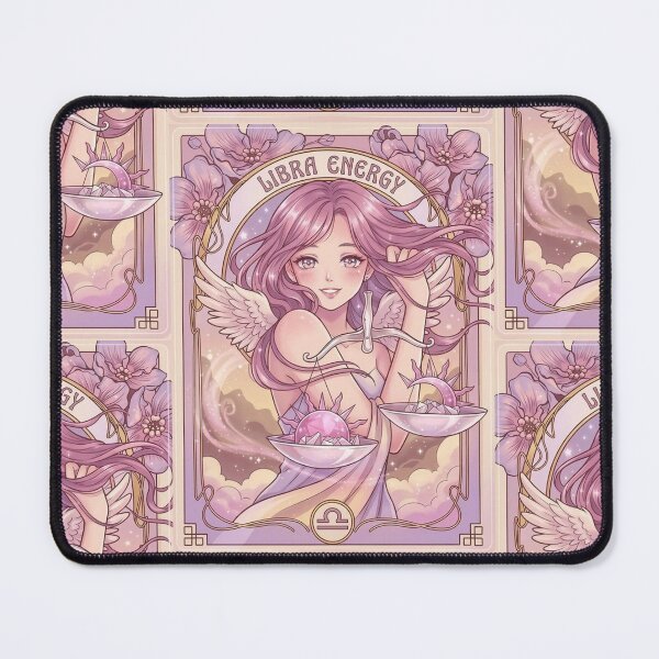 Item preview, Libra Energy Anime Angel Art | Libra Zodiac Sign Celestial Astrology Illustration | Cute Horoscope Goddess | Kawaii Angel Aesthetic | Libra Birthday Gift | Zodiac Wall Art designed and sold by RSDigitalPrintDesign.