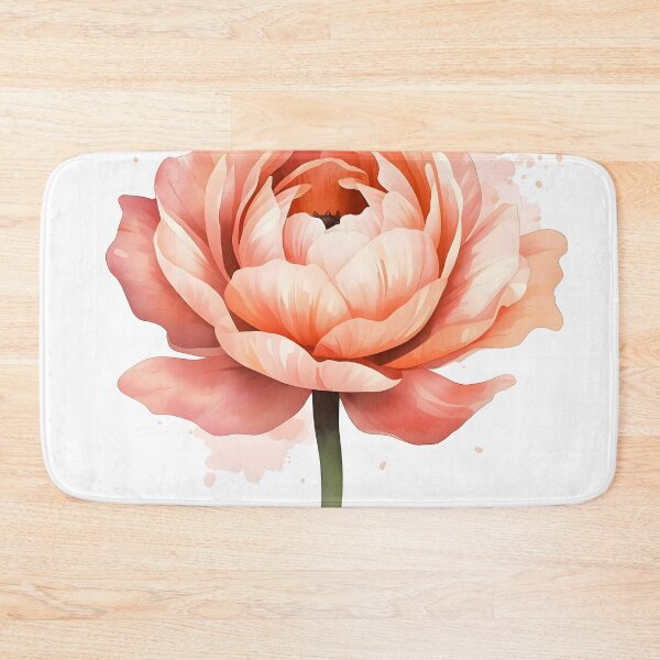 Item preview, Ranunculus Flower Watercolor Painting designed and sold by RawNaturePrints.