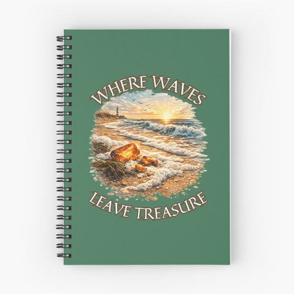 Item preview, Where Waves Leave Treasure Gift Idea For Amber Hunters designed and sold by Glitch-Cult.