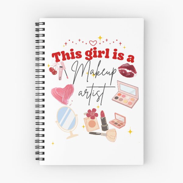Item preview, This Girl Is a Makeup Artist | Cute Makeup Lover Sticker | Pink Beauty Aesthetic Design designed and sold by Cherryontopp03.