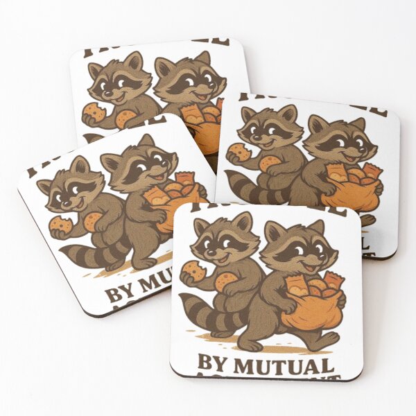 Item preview, Trouble by Mutual Agreement | Funny Raccoon T-Shirt | Cute Snack Bandit Trash Panda Design | Woodland Animal Humor Gift designed and sold by HopeAndHustle.