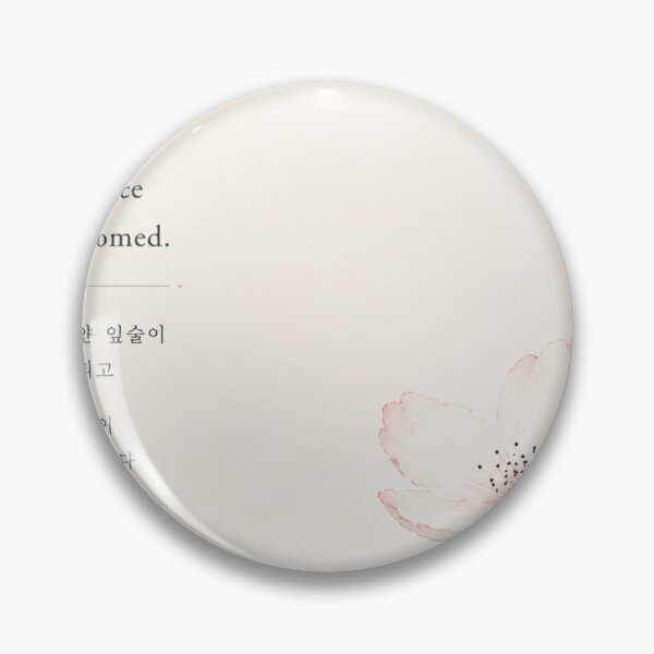 Item preview, Poetry becomes petals. Silence becomes spring. designed and sold by joycrysstudio.
