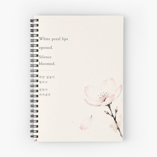 Item preview, Poetry becomes petals. Silence becomes spring. designed and sold by joycrysstudio.