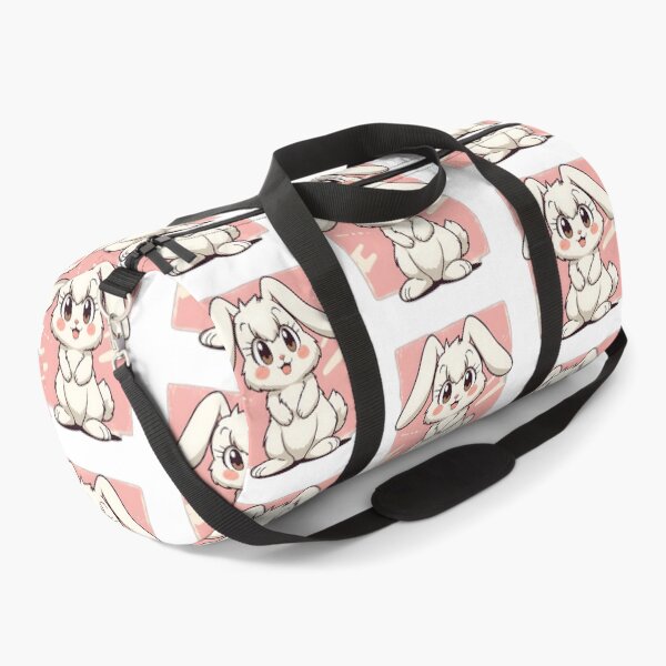 Item preview, Cute Kawaii Bunny Sticker | Adorable White Rabbit Cartoon Illustration designed and sold by dreamz-world.