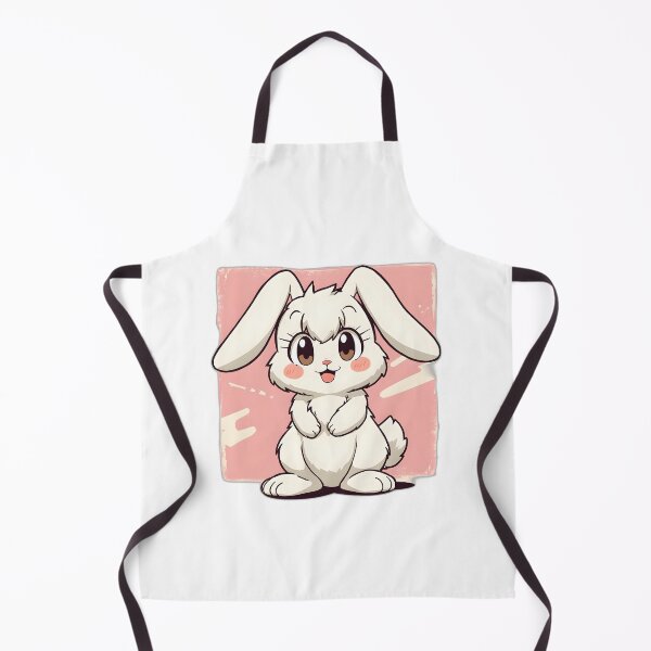 Item preview, Cute Kawaii Bunny Sticker | Adorable White Rabbit Cartoon Illustration designed and sold by dreamz-world.