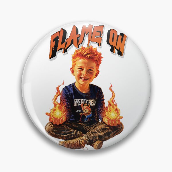 Item preview, Flame on designed and sold by Sallygoartsy.