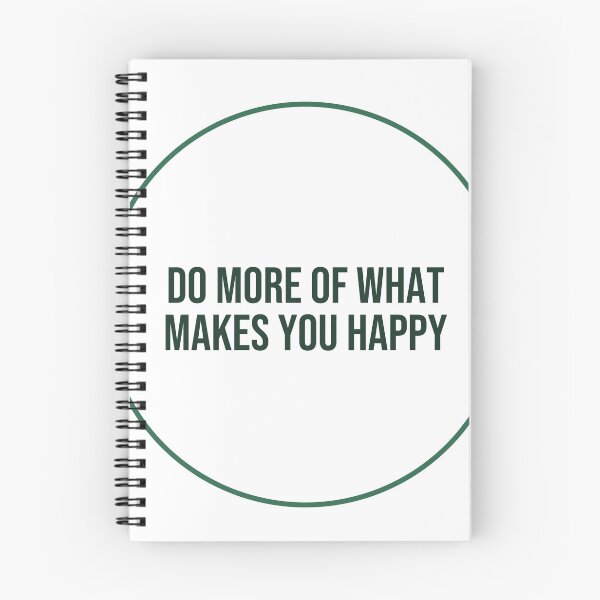 Item preview, "DO MORE OF WHAT MAKES YOU HAPPY" Minimalist Quote designed and sold by QuirkThreadsCo.