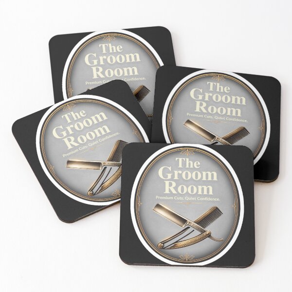 Item preview, The Groom Room Premium Cuts Luxury Barber Sign designed and sold by Barber MD Culture.