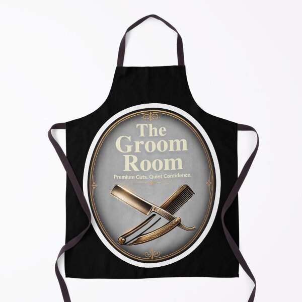 Item preview, The Groom Room Premium Cuts Luxury Barber Sign designed and sold by Barber MD Culture.