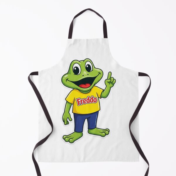 Item preview, Cute Green Freddo Frog Mascot Sticker – Funny Cartoon Amphibian Character designed and sold by Bhaskar Digital Art.
