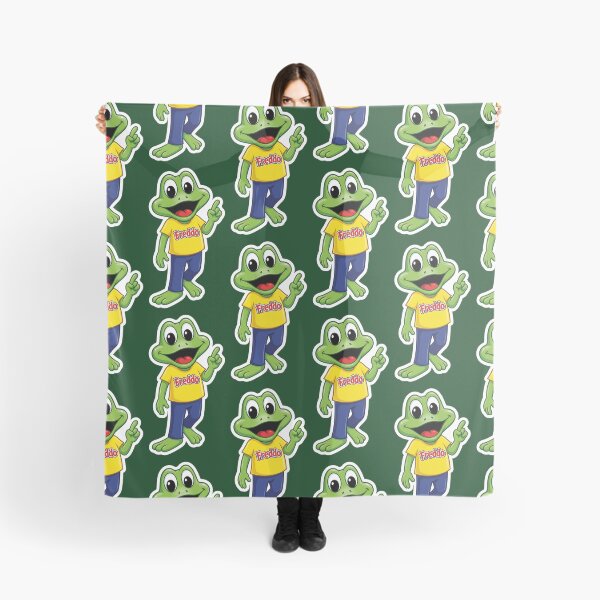 Item preview, Cute Green Freddo Frog Mascot Cartoon Sticker – Happy Amphibian Character Art designed and sold by Bhaskar Digital Art.