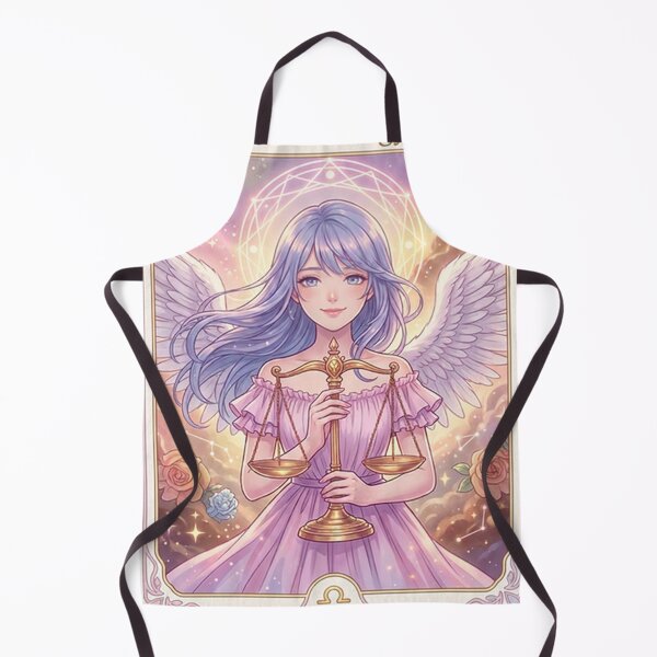 Item preview, Libra Energy Anime Angel Art | Libra Zodiac Sign Celestial Astrology Illustration | Cute Horoscope Goddess | Kawaii Angel Aesthetic | Libra Birthday Gift | Zodiac Wall Art designed and sold by RSDigitalPrintDesign.