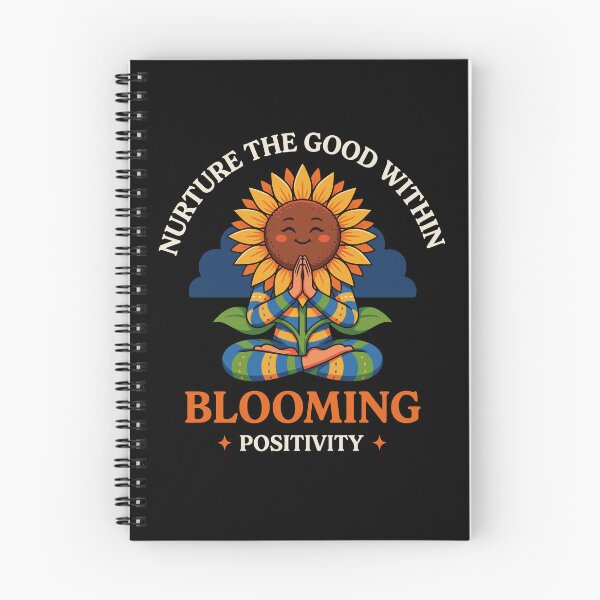 Item preview, Nurture The Good Within Blooming Positivity Meditating Sunflower Yoga Mindfulness Art designed and sold by yoddel.