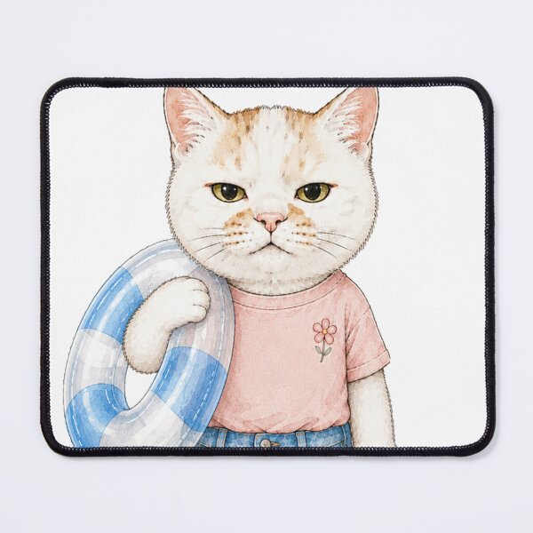 Item preview, Summer Ready Grumpy Cat designed and sold by Komatoya.