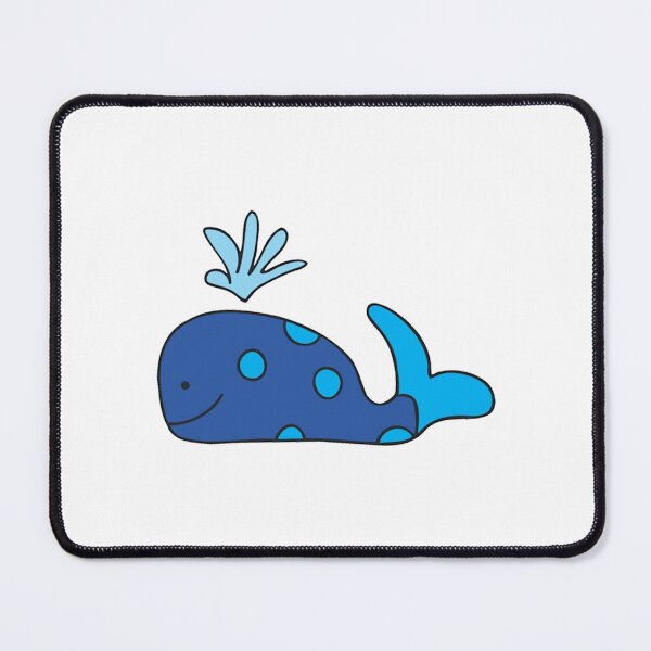Item preview, Whale Darling Little Art Cute Blue Ocean Whale designed and sold by CosmicCherryArt.