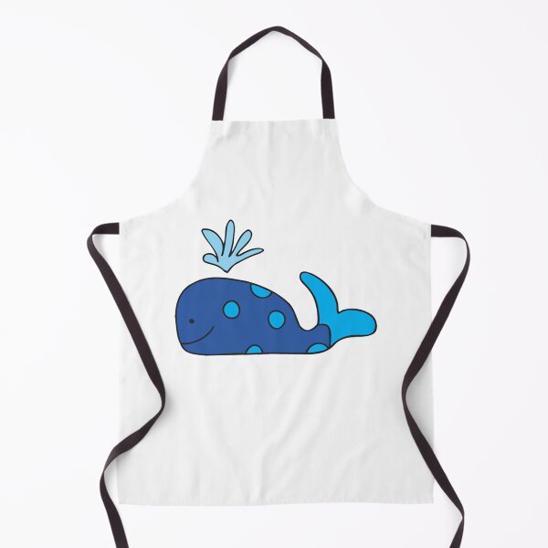 Item preview, Whale Darling Little Art Cute Blue Ocean Whale designed and sold by CosmicCherryArt.