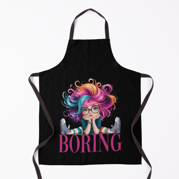 Item preview, Boring Colorful Rainbow Hair Anime Girl Nerdy Teen Aesthetic designed and sold by yoddel.