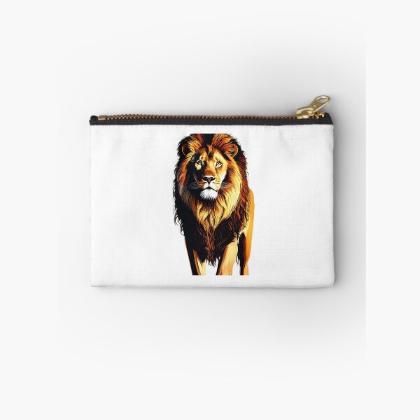 Item preview, Majestic Golden Lion – Regal Full-Body Wildlife Vector Illustration designed and sold by Artisan Finds Online.