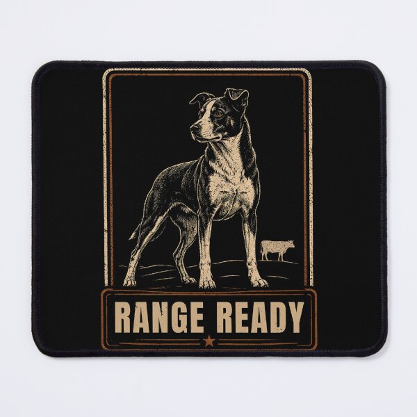 Item preview, Range Ready McNab Vintage Ranch Dog Farm Herding Badge designed and sold by RusticMeadow.