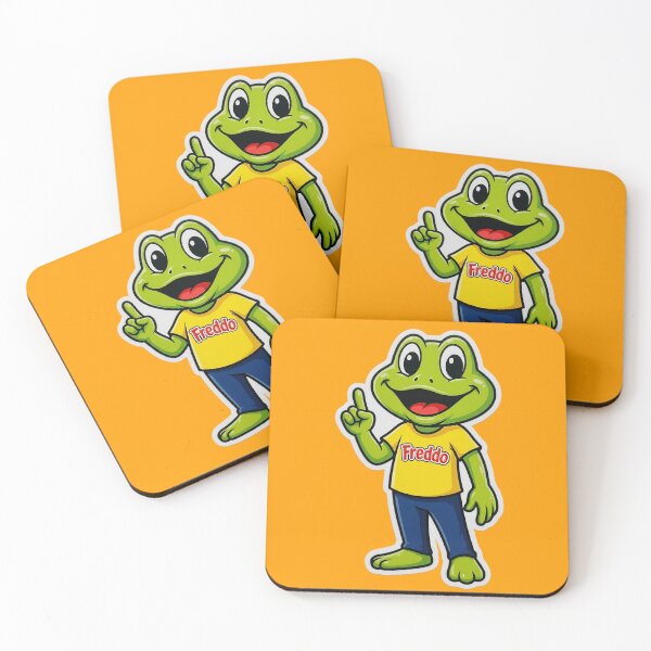 Item preview, Cute Green Freddo Frog Mascot Sticker – Happy Cartoon Amphibian Character designed and sold by Bhaskar Digital Art.