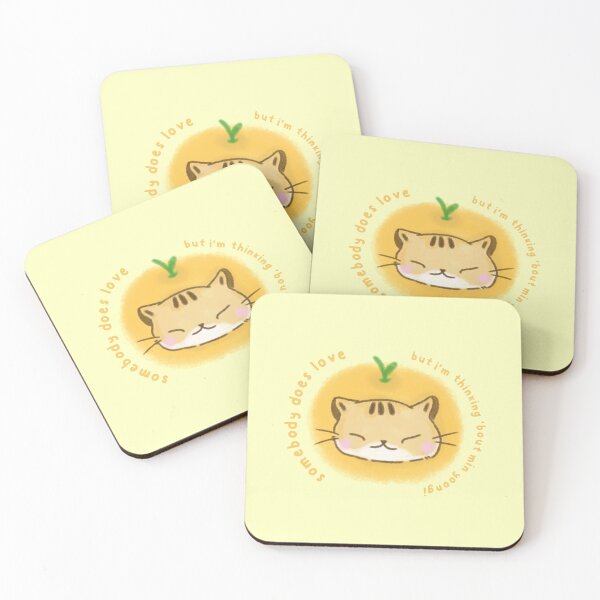 Item preview, AGUST D - SDL - MIN YOONGI - ALGUIEN SÍ AMA - Gato Yoongi designed and sold by RoStickerShop.