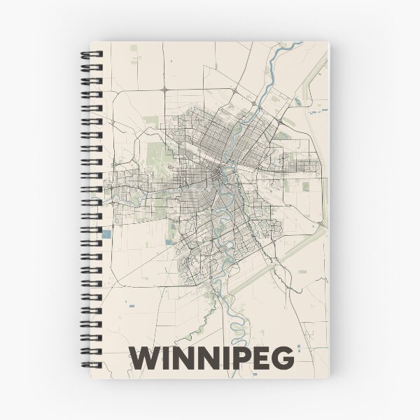 Item preview, Winnipeg Map designed and sold by MapsNerd.
