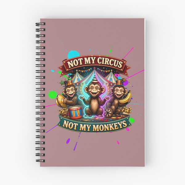 Item preview, Not My Circus Not My Monkeys Minimalist Typography designed and sold by Mattigiov.