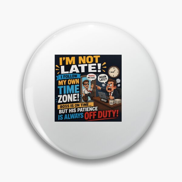 Item preview, I’m Not Late Funny Office Humor Work Quote designed and sold by PrintableArt123.