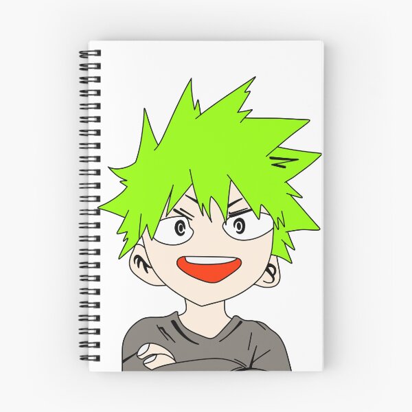 Item preview, Green Spiky Hair Boy designed and sold by KAKChoi.