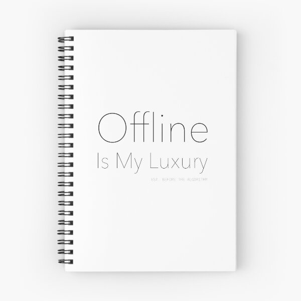 Item preview, Offline Is My Luxury Minimal Typography  designed and sold by MadebyDi.